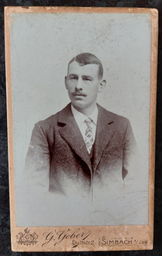Cdv foto gober german - cdv,