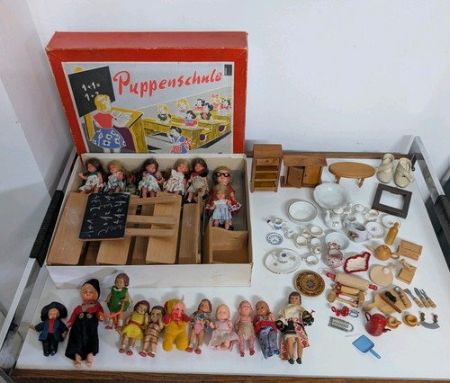 Puppenschule 50er jahre - 50er, er