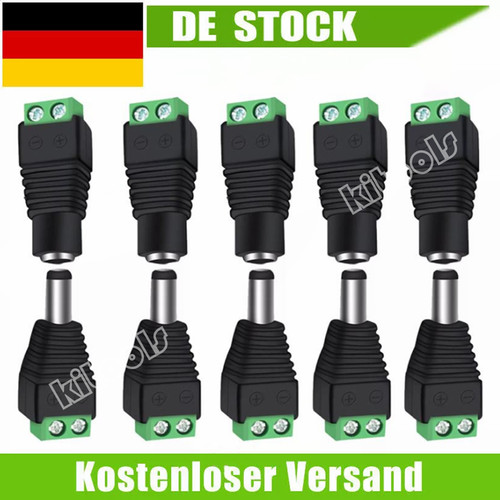 10x steckverbinder - 10x, dc