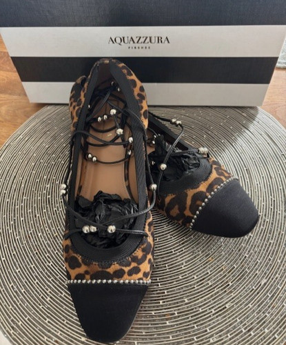 Aquazzura ballerina leo mit - ballerina,