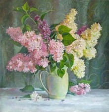 Fliederstrauß modernes