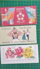 3-er Set Briefmarkenheftchen