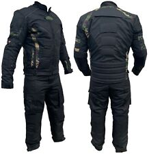 MOTORRADKOMBI ZWEITEILER -JACKE + HOSE TEXTIL -MIT HERAUSNEHMB. PROTEKTOREN QUAD