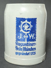 Alter Brauereikrug Augustiner Bräu Brauerei München Bierkrug Krug brewery stein
