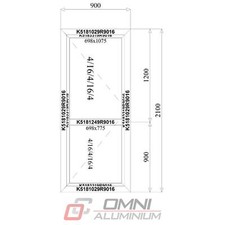 Aluminiumtür Alu Tür