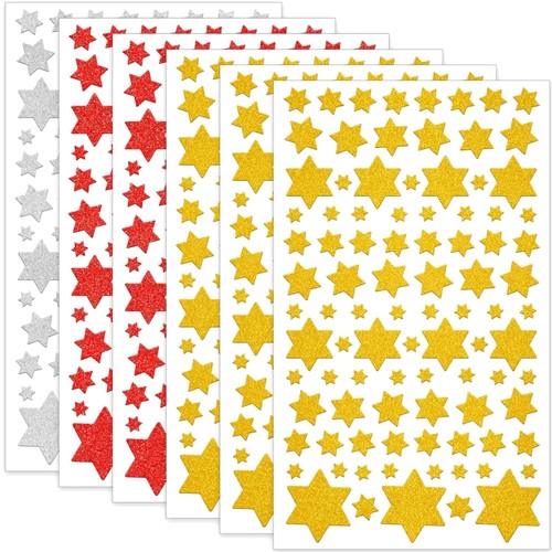 Weihnachts sticker sterne set - sticker,