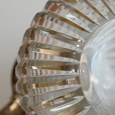 Kalte Ente Glaskaraffe WMF versilbert Wasserkrug 2,5l geschliffenes Wagenfeld