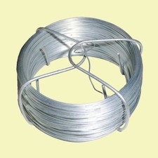 Bindedraht Blumendraht Basteldraht verzinkt 2 Rollen a 50 m x 0,6 mm (0,09 €/m)