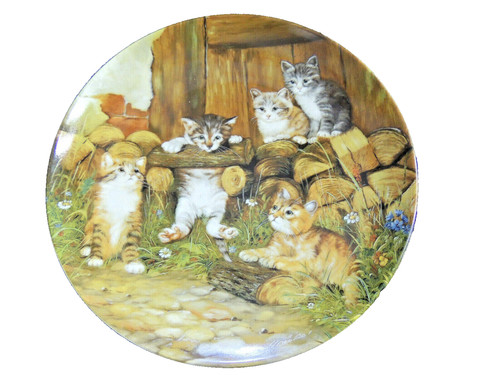 Wandteller-Katzen--Abendteuer