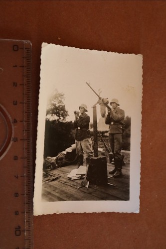 Altes foto soldaten - altes, mg