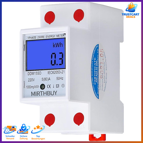 Stromzähler lcd digital 80a - lcd,