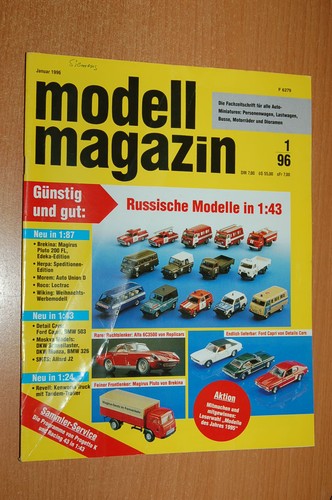Modell magazin jahrgang 1996 - magazin,