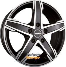 4x MAK KING 5 Ice Black 7,5x17 ET51 5x112 Alufelgen 17 Zoll