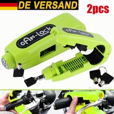 2x Motorrad Schloss Bremshebelschloss Gassgriff Lock Diebstahlsicherung Roller