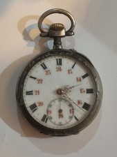ALTE SILBERNE TASCHENUHR 