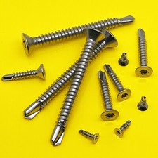 BOHRSCHRAUBEN EDELSTAHL DIN 7504 FORM O SENKKOPF SELBSTSCHNEIDEND BOHRSPITZE TX