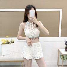 Damen Weste Cami Bh Bauchfrei