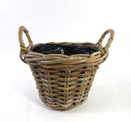 Pflanzkorb rattan flechtkorb - pflanzkorb,