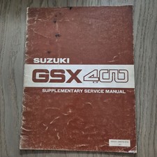 Suzuki GSX 400 Stand 07/1981 Zusätzliche Wartungsanleitung Reparaturanleitung 