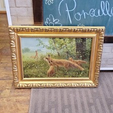 ⭐️ Ölgemälde "Füchse