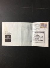 Ganzstück Brief Warensendung; Berlin - Werther - Bomlitz 12.10.1981 Mi Bln 649