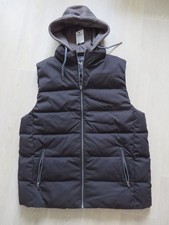 Much More neue Gesteppte Winter Weste Herren mit Kapuze Schwarz Gr. XL