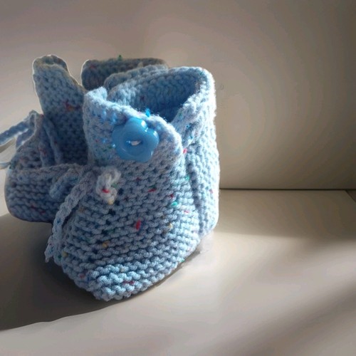 Babyschuhe gestrickt - babyschuhe,,