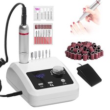 Profi Elektrische Nagelfräser 45000 U/min Nagelfeile Maniküre Pediküre Set Bits