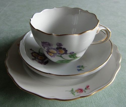 Gedeck teile meissen bunte - teile,