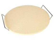 Pizzastein mit chromgestell - mit,