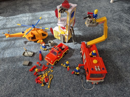 Feuerwehrmann sam großes set - feuerwehrmann,