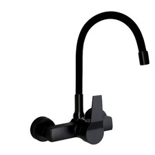 Mischbatterie Küchenarmatur Wandmontage Küche Wasserhahn flexibler Auslauf