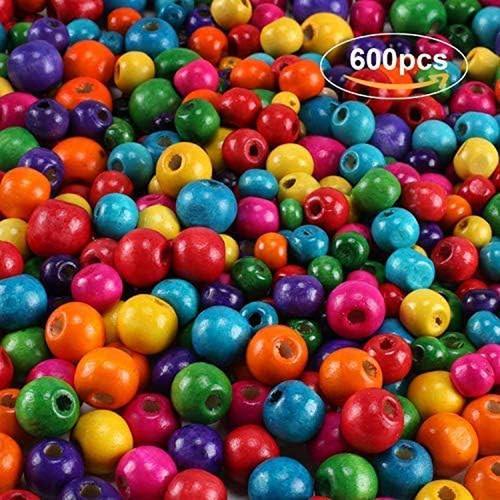 Bunte holzperlen 600pcs bunt - bunte,