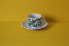 Arzberg Form 6500 Hellas Kirschblüte Kaffeetasse mit Untertasse Tasse Untere