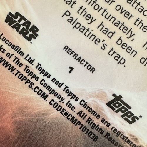 Topps star wars chrome - star,
