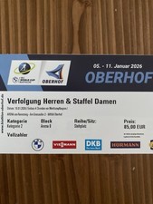 Biathlon Oberhof Ticket