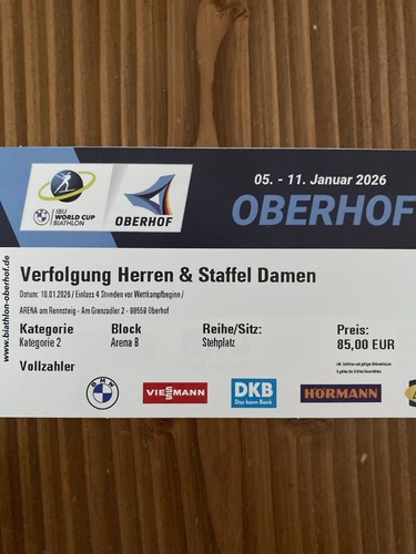 Biathlon oberhof ticket - oberhof,