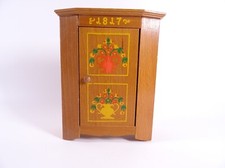Vintage Miniatur Möbel für große Puppenstube Bauernschrank Dielenschrank (10997)