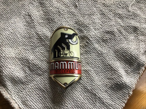 Altes fahrrad emblem mammut - emblem,