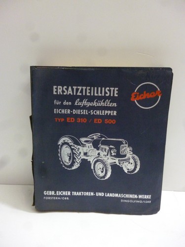 Eicher diesel schlepper ed - ,