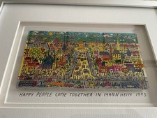 James Rizzi "HAPPY PEOPLE COME