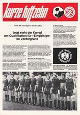 Fussball-Programmheft    80/81