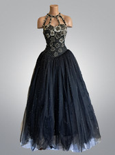 Brautkleid schwarz abendkleid - schwarz,