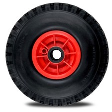 PU Sackkarrenrad Vollgummi Ersatzrad Sackkarre Nadellager Reifen 3.00-4 Ø 260 mm