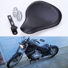 Schwarz Bobber Motorrad