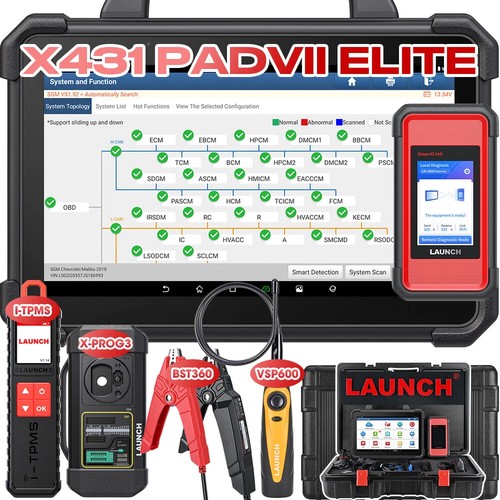 Launch x431 pad vii - vii, elite