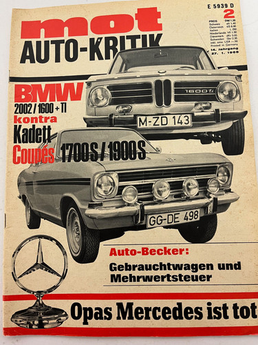 Mot 1968 bmw 2002 - 2002, +