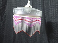 Jugendstil Glasfransen Glas