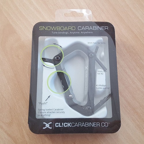 Click snowboard karabiner - click,