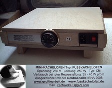 Fußwärmer, elektrische